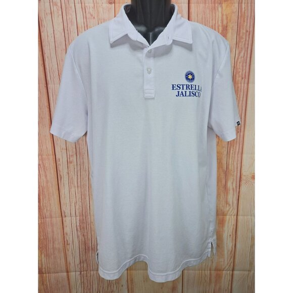 Travis Mathew Mens Estrella Jalisco Polo Large Pima Cotton Blend - Picture 1 of 9